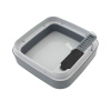 Ведро для мусора сенсорное, квадрат, Foodatlas JAH-6811, 8 л (серый)